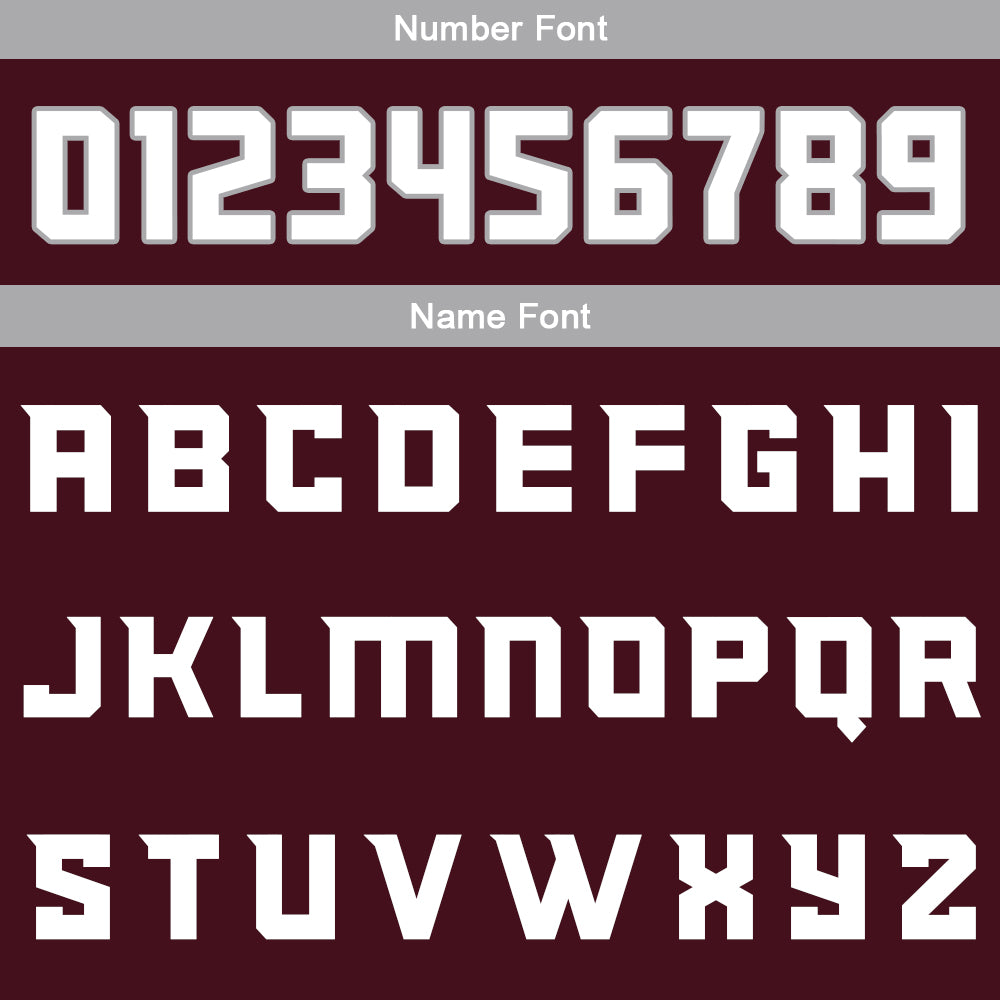 Custom Burgundy Gray White Reversible Basketball Suit for Adults and Kids Personalized Jersey