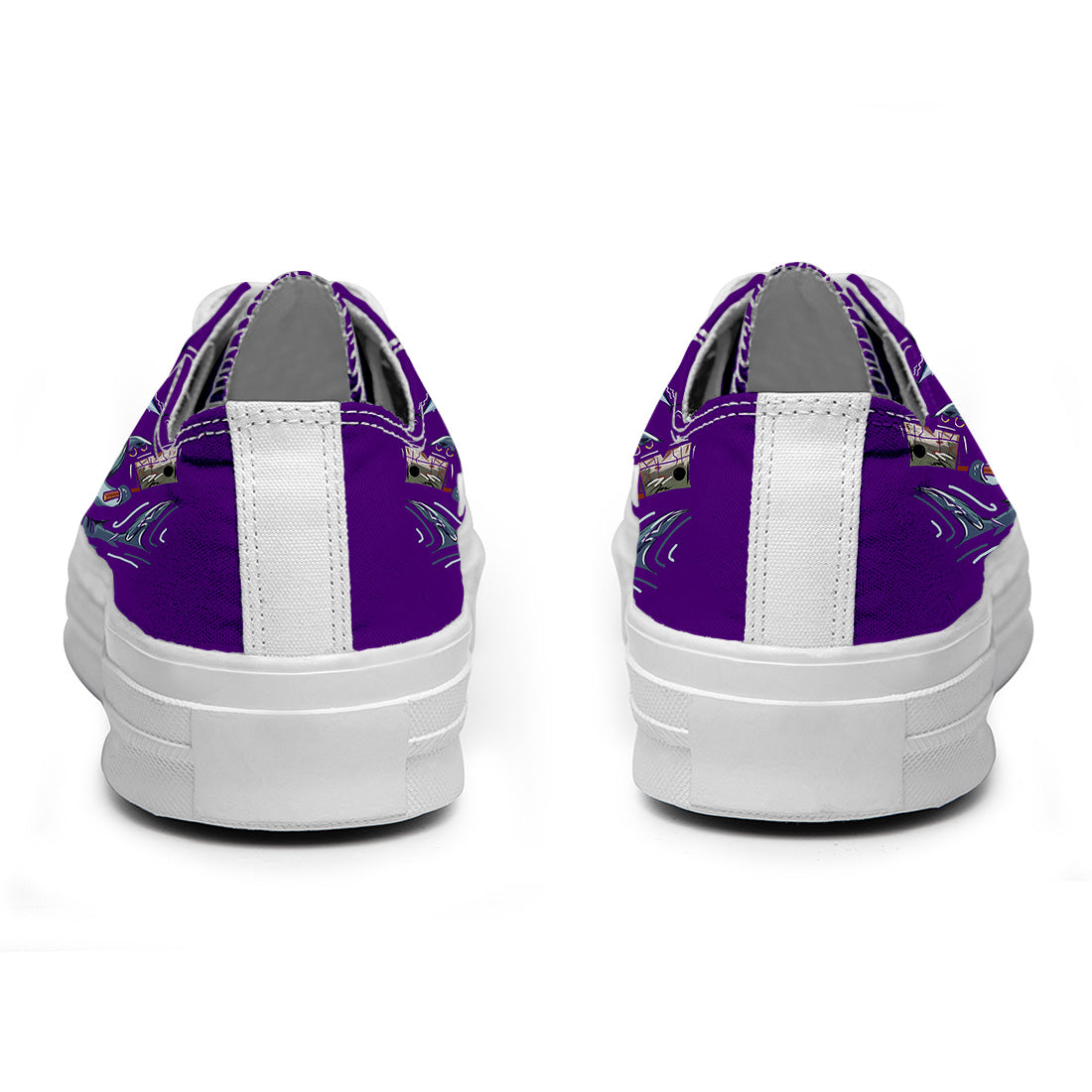 Highlight Your Fashion With Men's and Women's Low-Top Canvas Shoes Shark