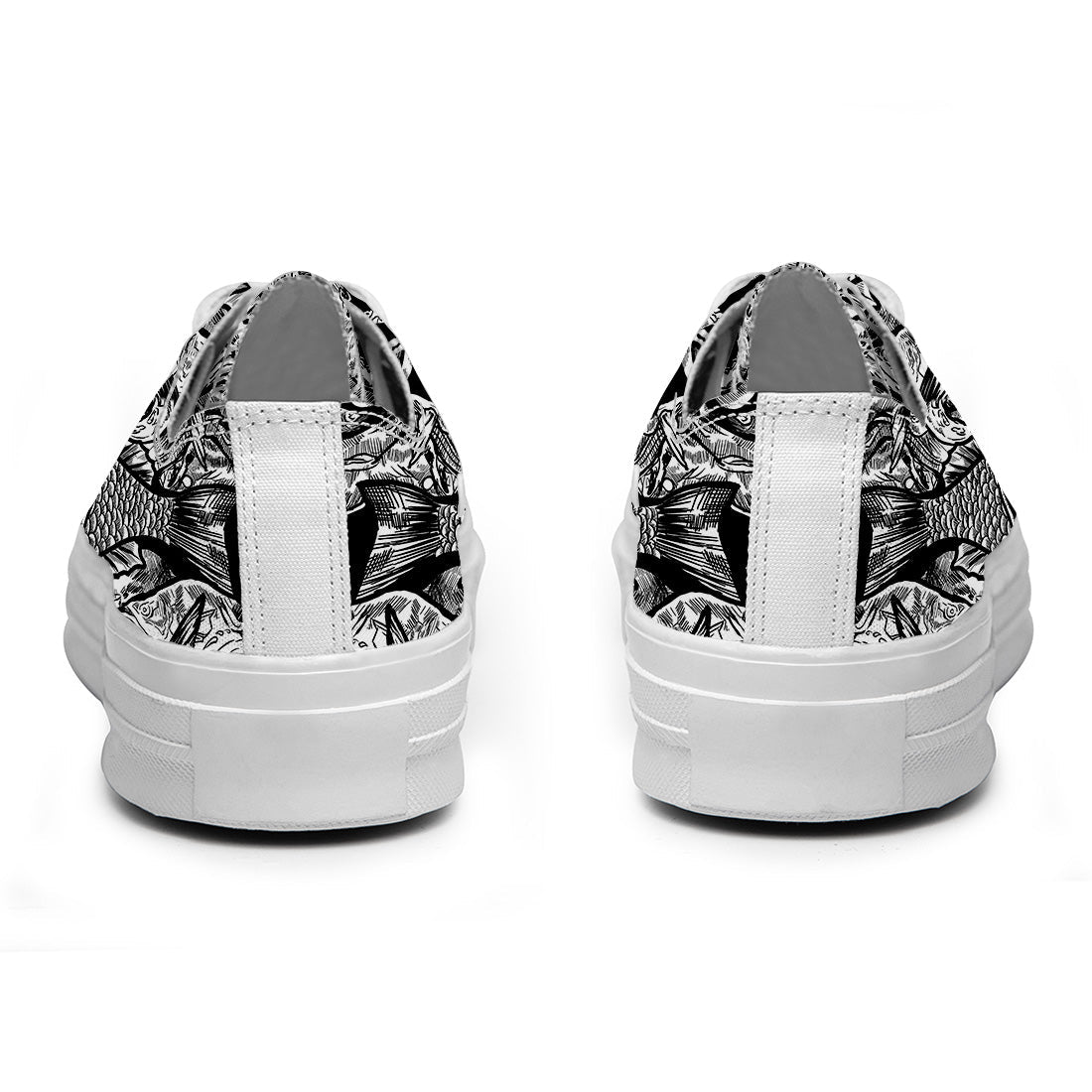 Highlight Your Fashion With Men's and Women's Low-Top Canvas Shoes  Fish