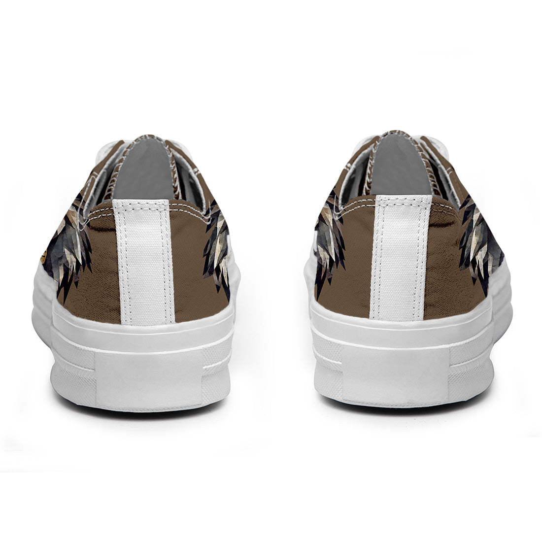 Highlight Your Fashion With Men's and Women's Low-Top Canvas Shoes Lion