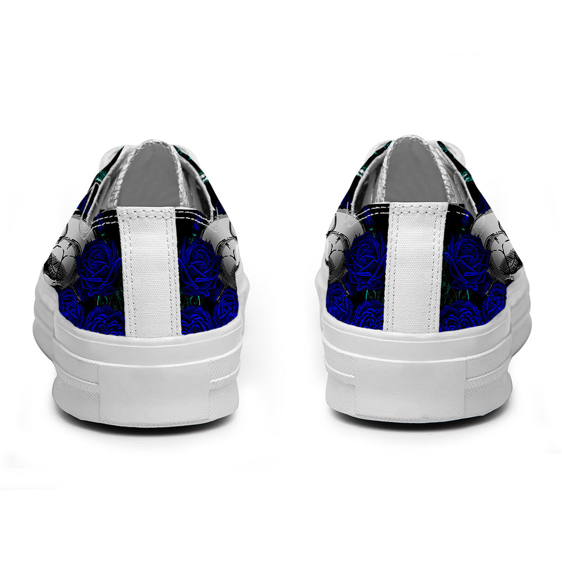 Highlight Your Fashion With Men's and Women's Low-Top Canvas Shoes Skeleton