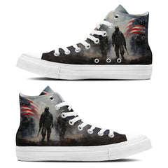 Highlight Your Fashion With Men's and Women's Mid-Top Canvas Shoes