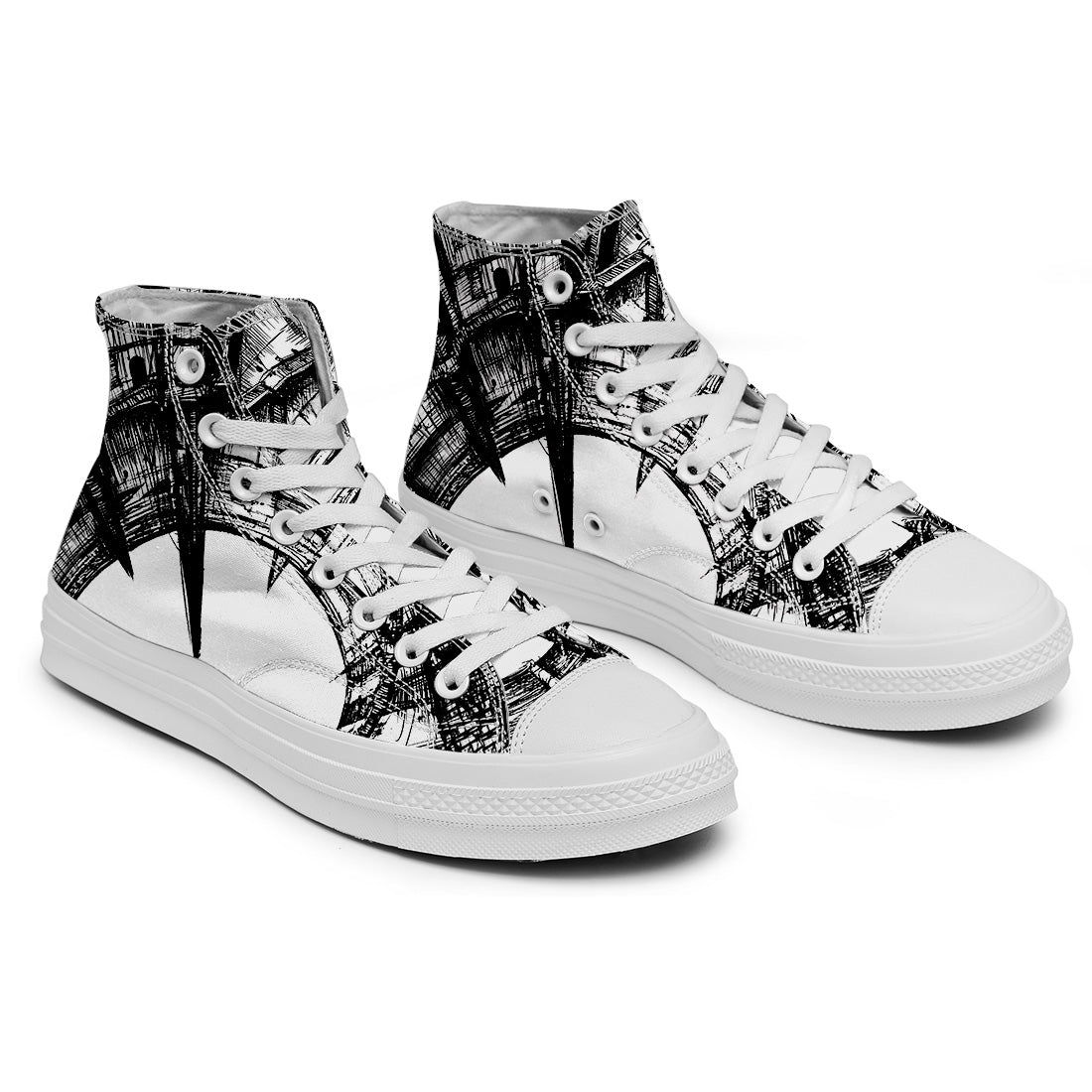 Highlight Your Fashion With Men's and Women's Mid-Top Canvas Shoes