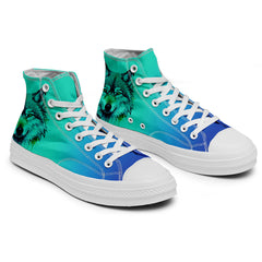 Highlight Your Fashion With Men's and Women's Mid-Top Canvas Shoes