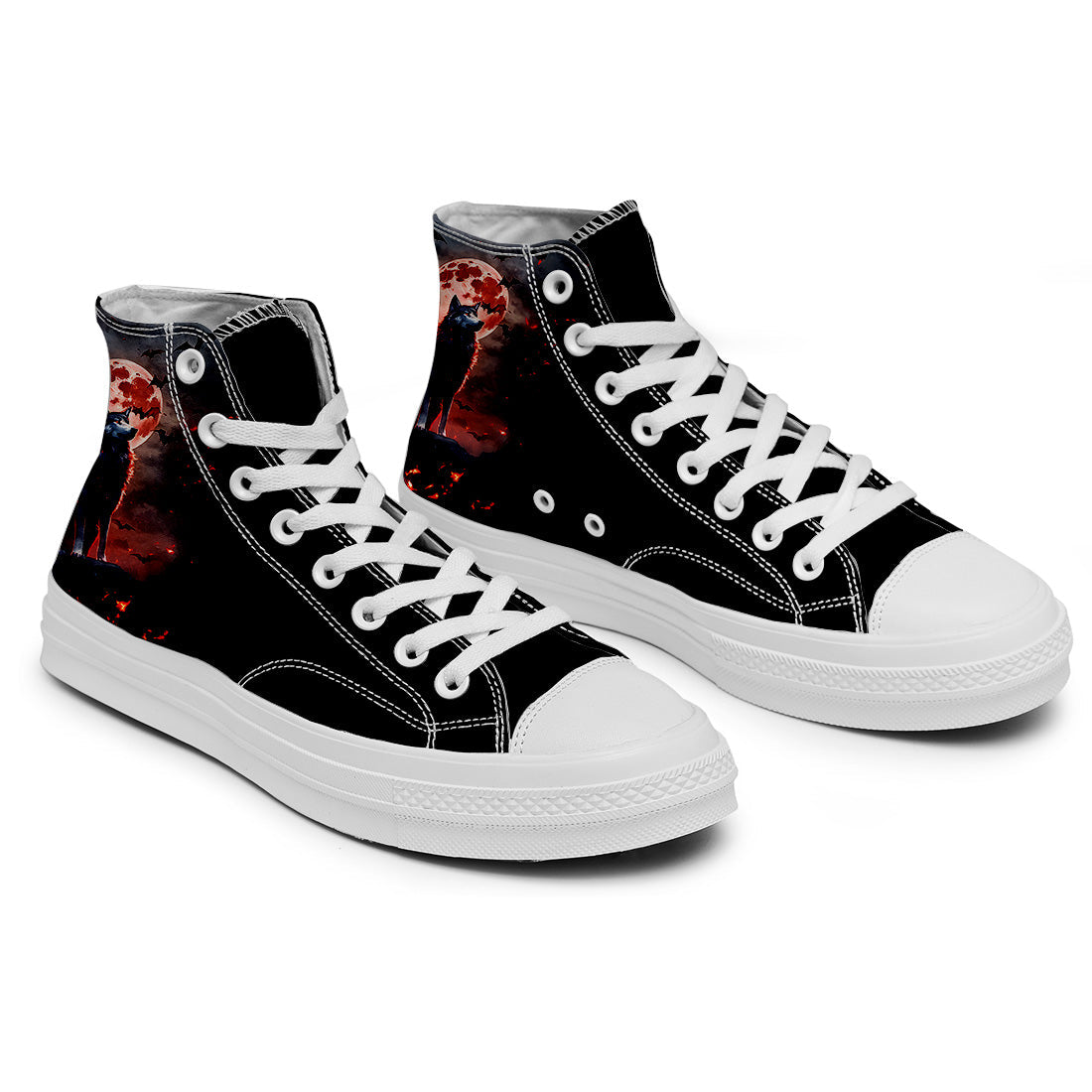 Highlight Your Fashion With Men's and Women's Mid-Top Canvas Shoes