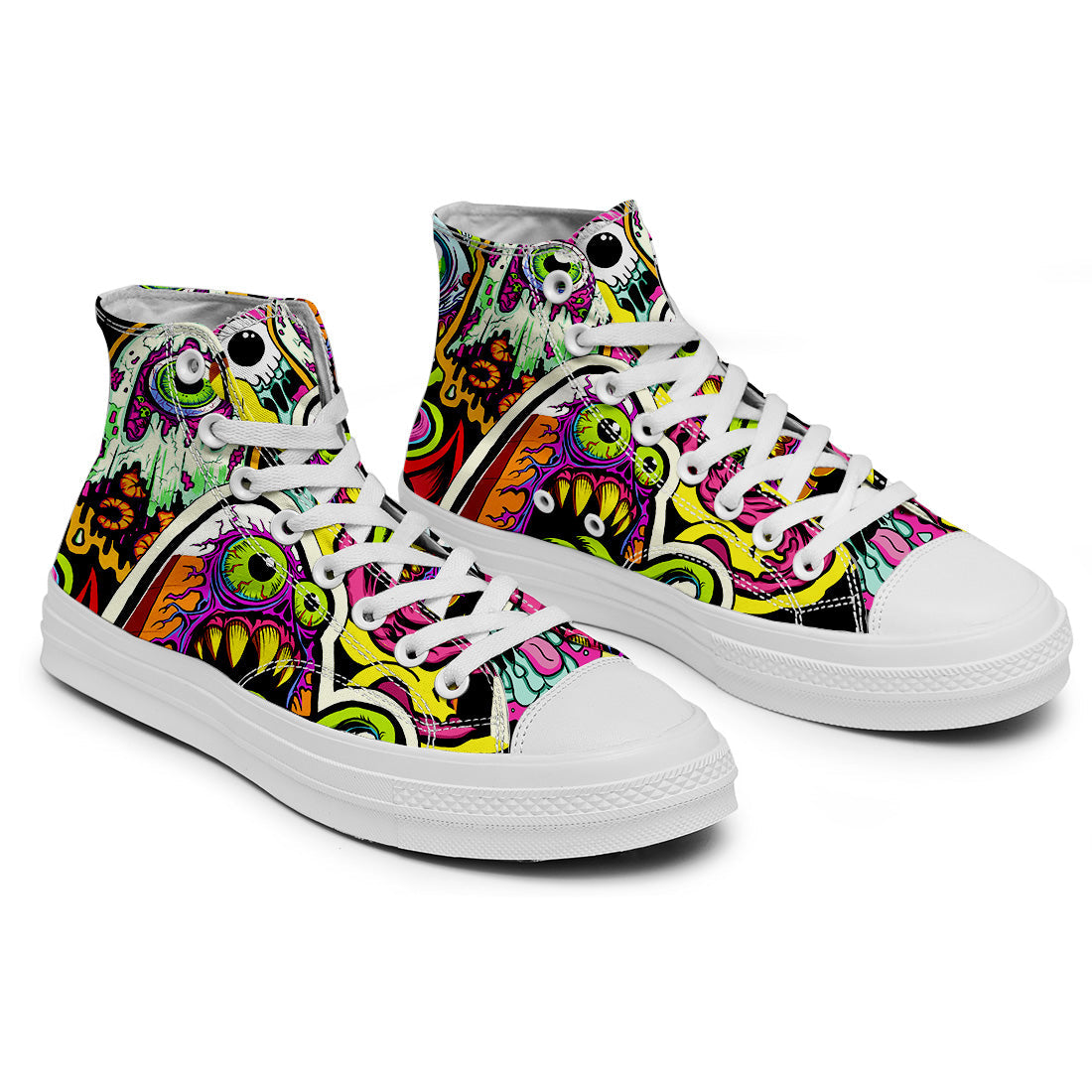Highlight Your Fashion With Men's and Women's Mid-Top Canvas Shoes