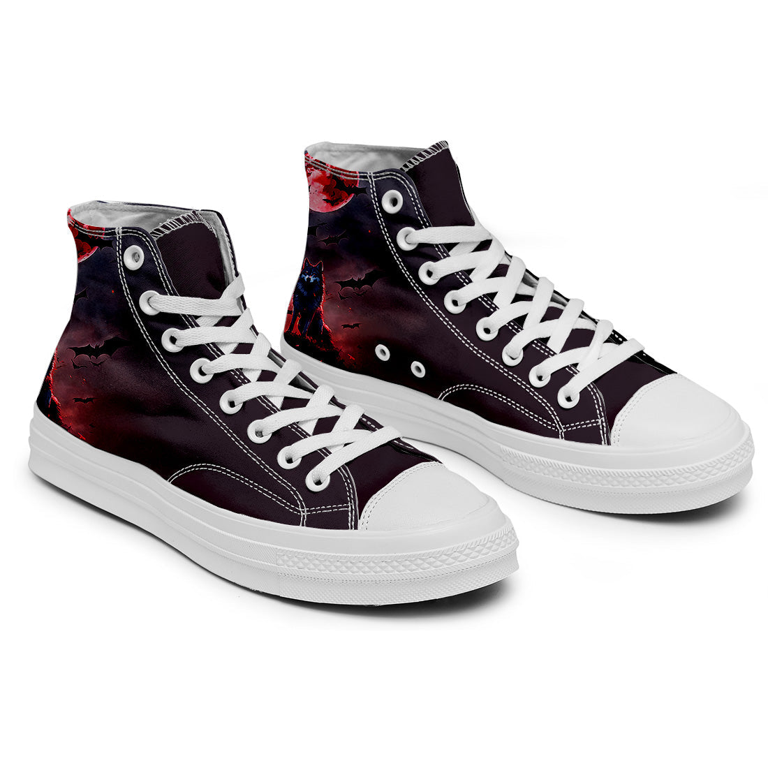 Highlight Your Fashion With Men's and Women's Mid-Top Canvas Shoes