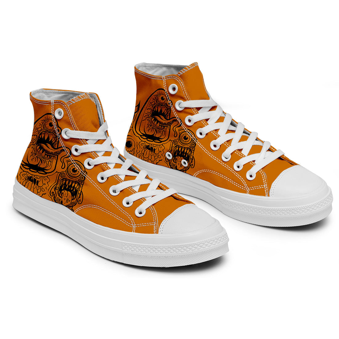 Highlight Your Fashion With Men's and Women's Mid-Top Canvas Shoes