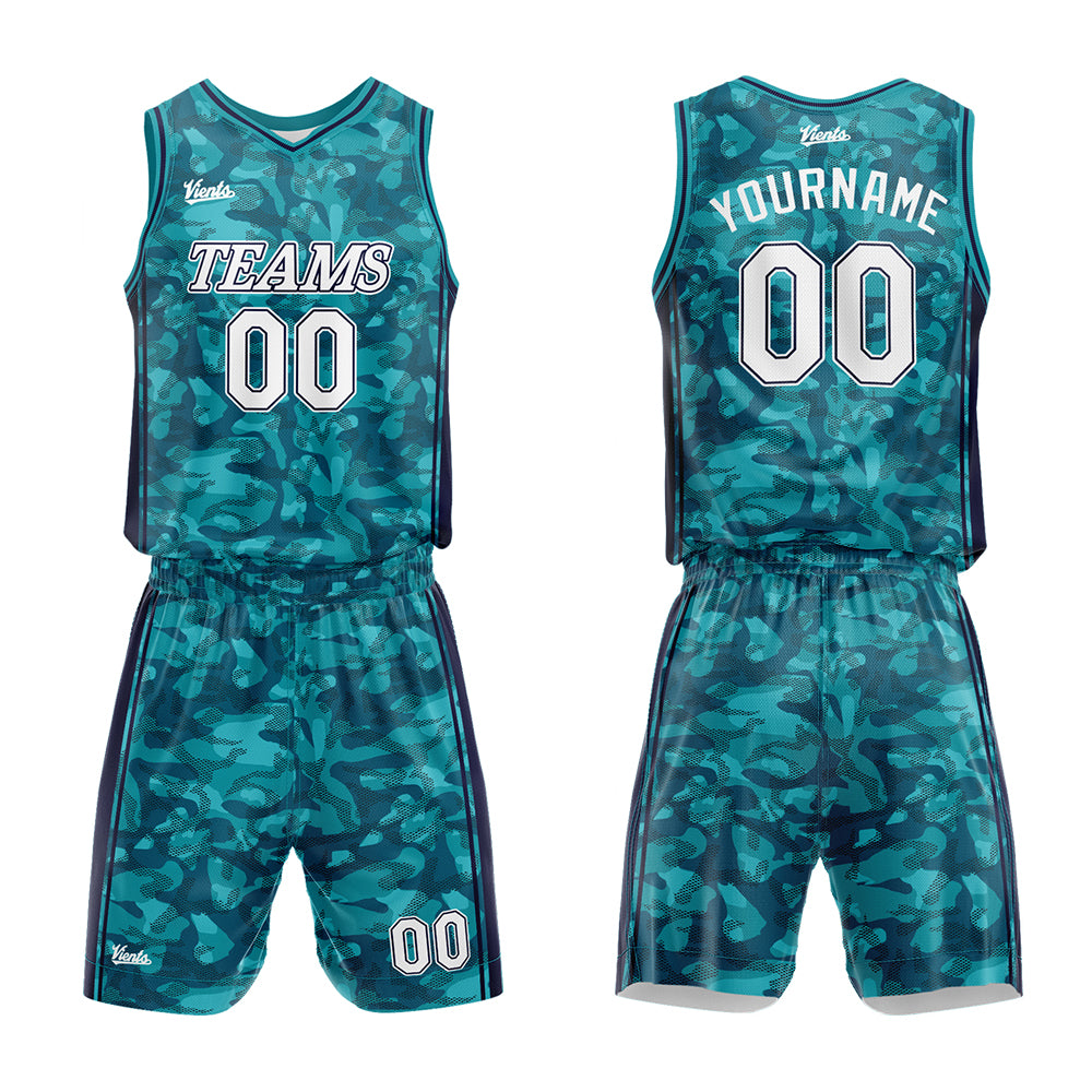 Custom Green Basketball Jersey Uniform Suit Printed Your Logo Name Number