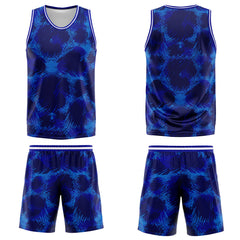 Custom Royal leopard print Basketball Jersey Uniform Suit Printed Your Logo Name Number