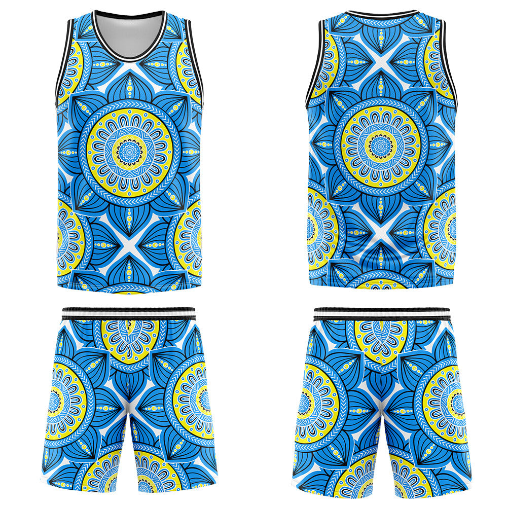 Custom Blue Basketball Jersey Uniform Suit Printed Your Logo Name Number