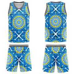 Custom Blue Basketball Jersey Uniform Suit Printed Your Logo Name Number