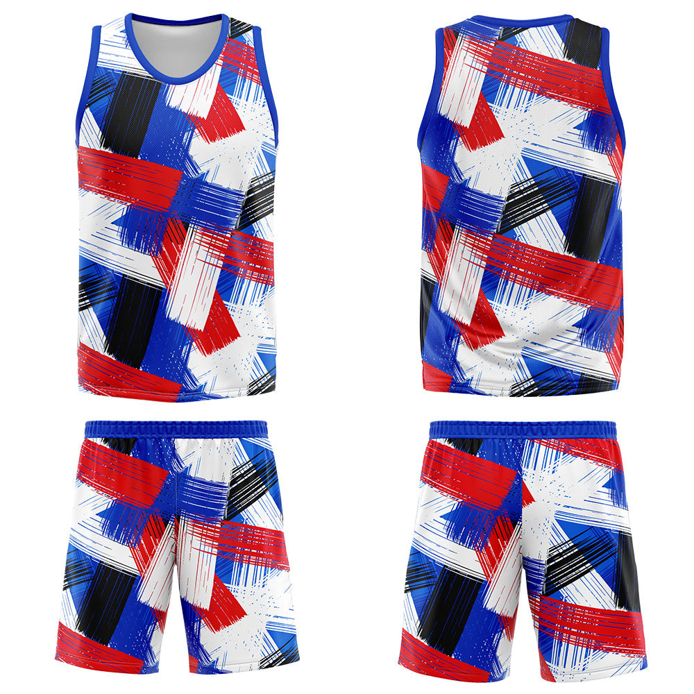 Custom Royal Red Basketball Jersey Uniform Suit Printed Your Logo Name Number