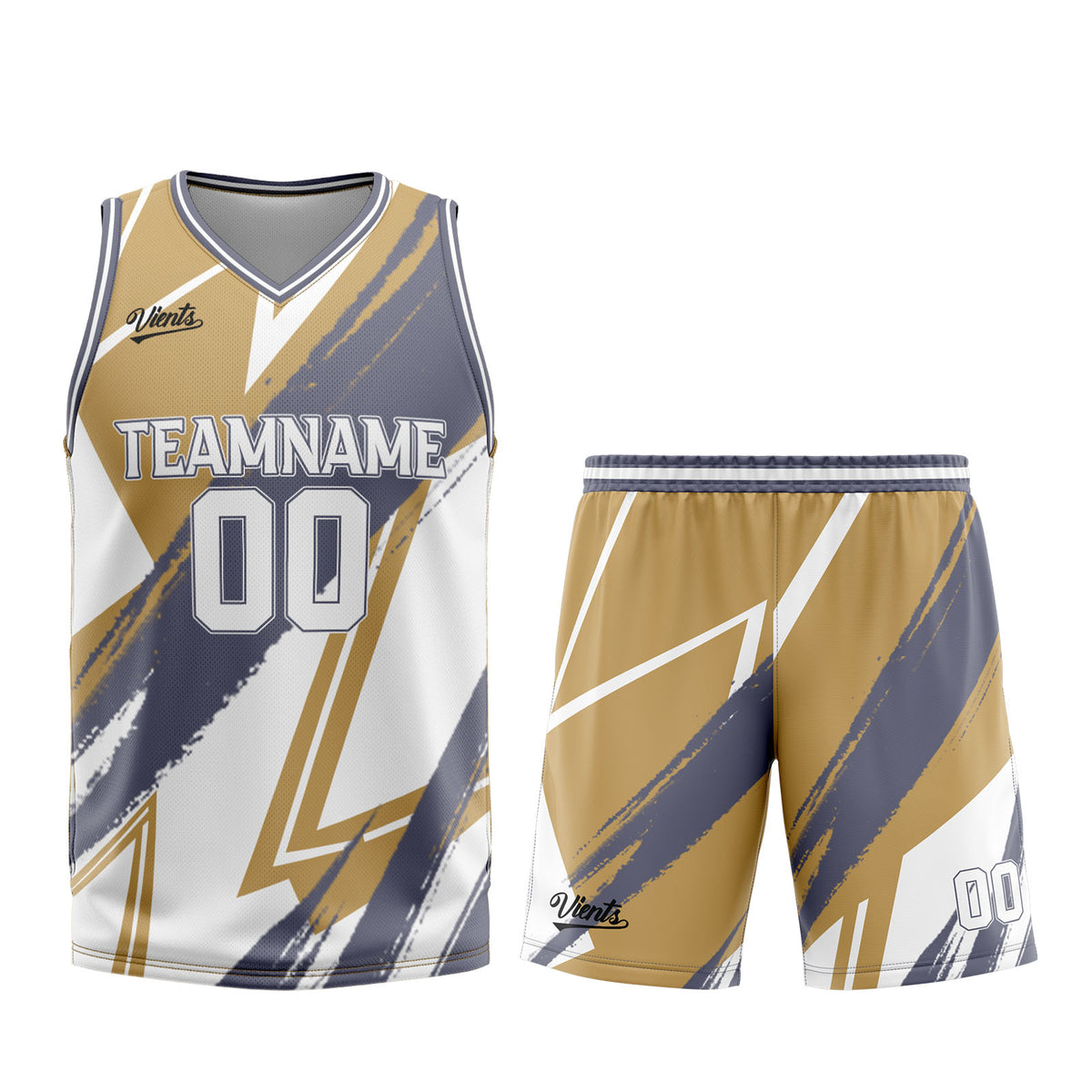 Custom Brown Grey Basketball Jersey Uniform Suit Printed Your Logo Name Number
