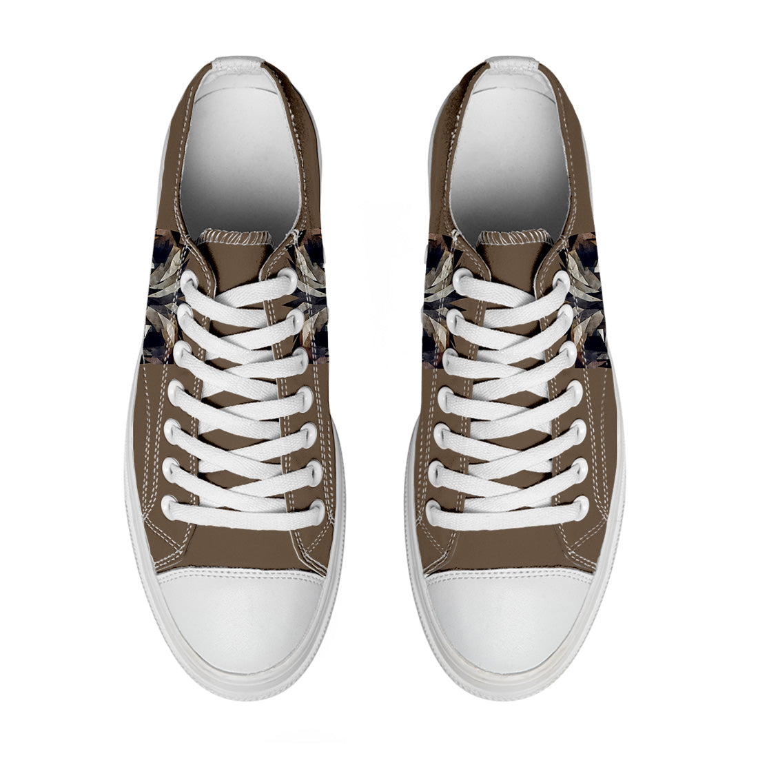 Highlight Your Fashion With Men's and Women's Low-Top Canvas Shoes Lion