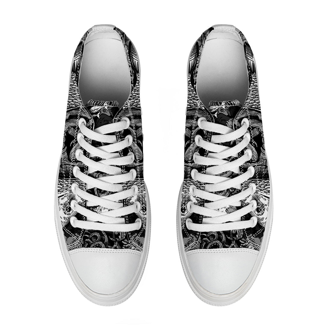 Highlight Your Fashion With Men's and Women's Low-Top Canvas Shoes  Fish