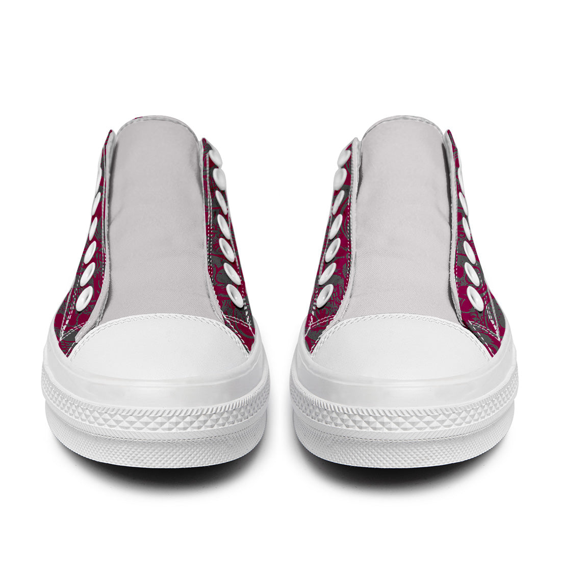 Highlight Your Fashion With Men's and Women's Low-Top Canvas Shoes Skeleton