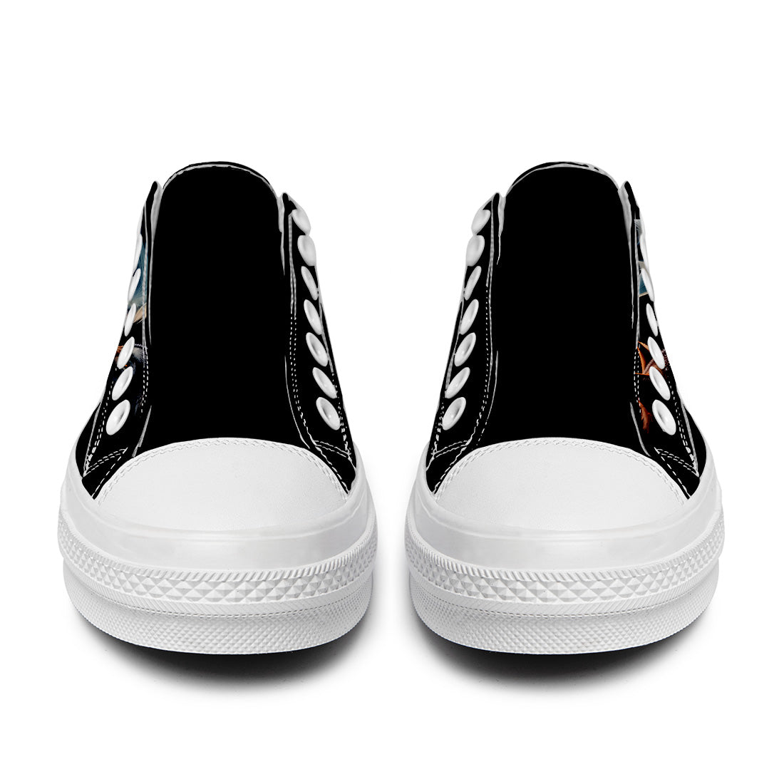 Highlight Your Fashion With Men's and Women's Low-Top Canvas Shoes Wolf
