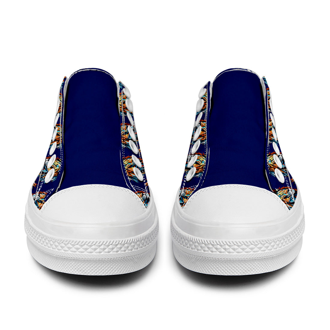 Highlight Your Fashion With Men's and Women's Low-Top Canvas Shoes Lion