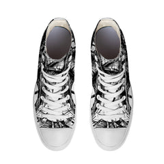 Highlight Your Fashion With Men's and Women's Mid-Top Canvas Shoes