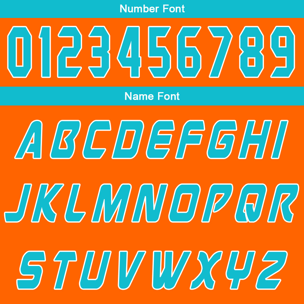 Custom Orange Cyan Basketball Jersey Uniform Suit Printed Your Logo Name Number