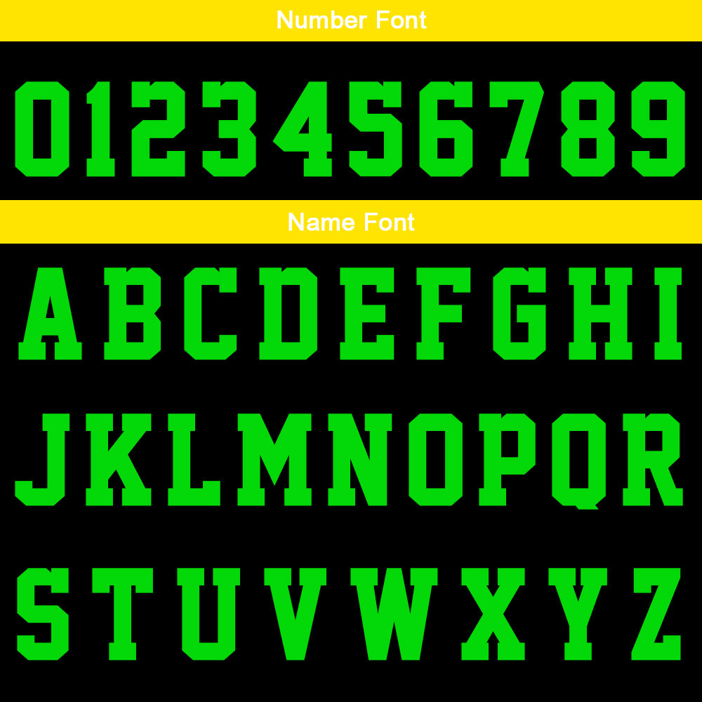 Custom Black Yellow Light Green Reversible Basketball Suit for Adults and Kids Personalized Jersey