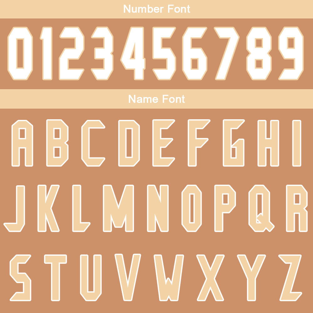 Custom Brown White Basketball Jersey Uniform Suit Printed Your Logo Name Number