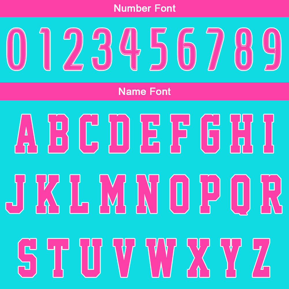 Custom Cyan Pink Basketball Jersey Uniform Suit Printed Your Logo Name Number