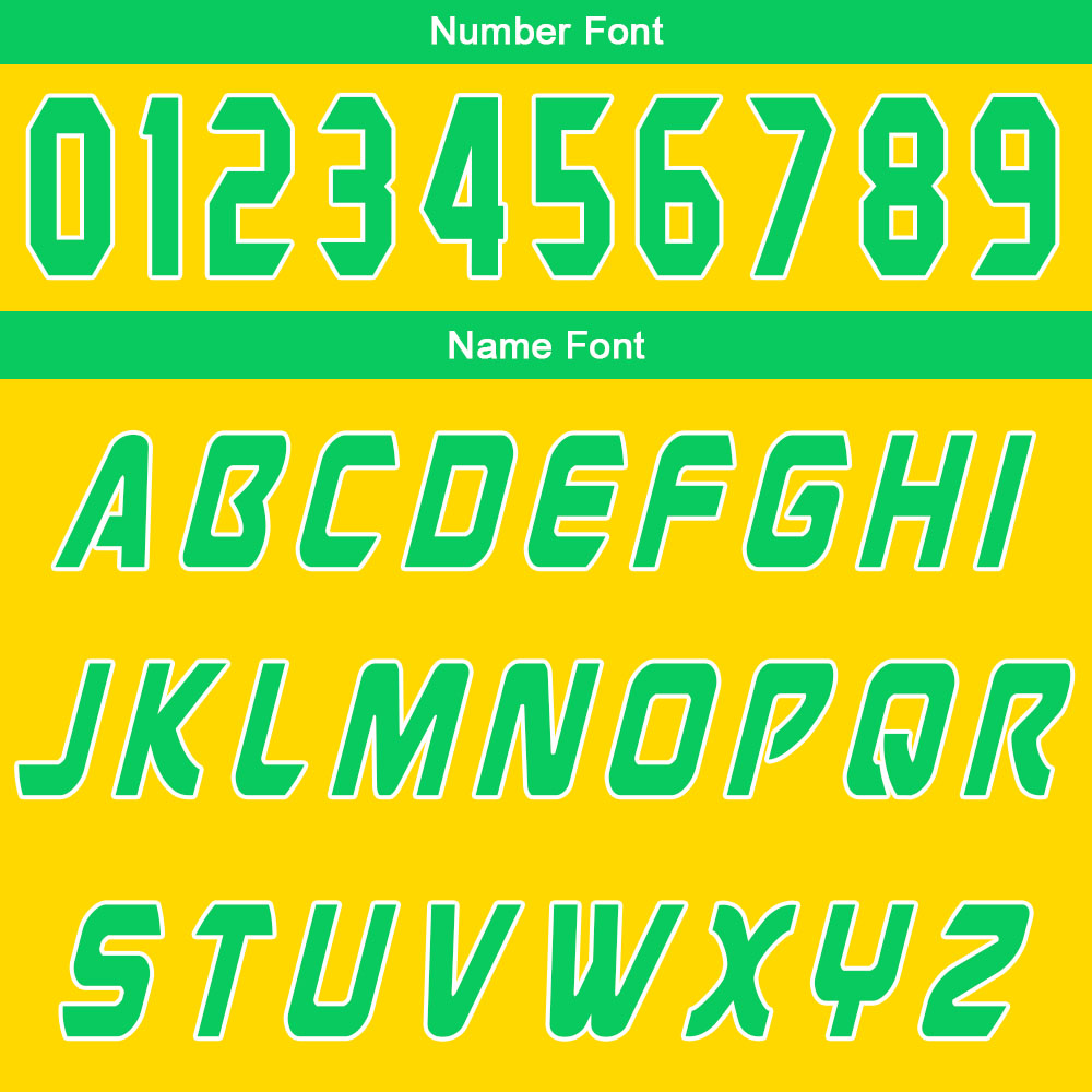 Custom Yellow Green Basketball Jersey Uniform Suit Printed Your Logo Name Number