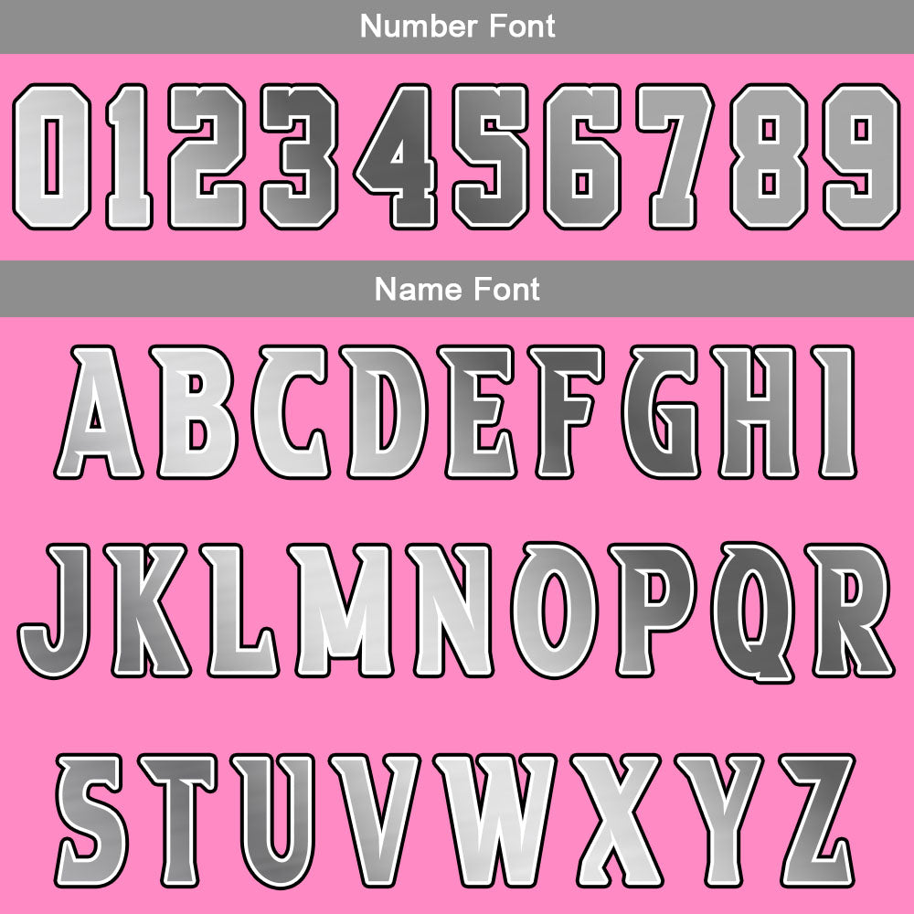 Custom Pink Grey Basketball Jersey Uniform Suit Printed Your Logo Name Number