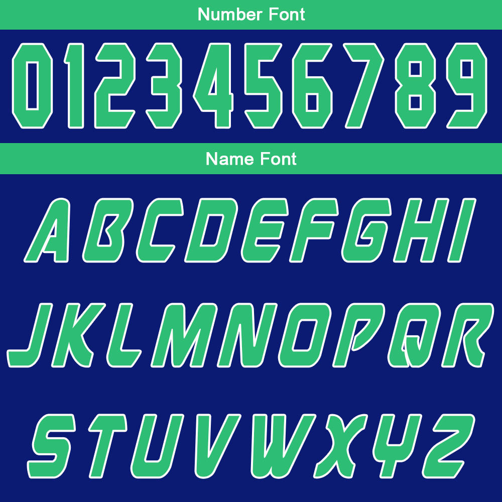 Custom Navy Green Basketball Jersey Uniform Suit Printed Your Logo Name Number