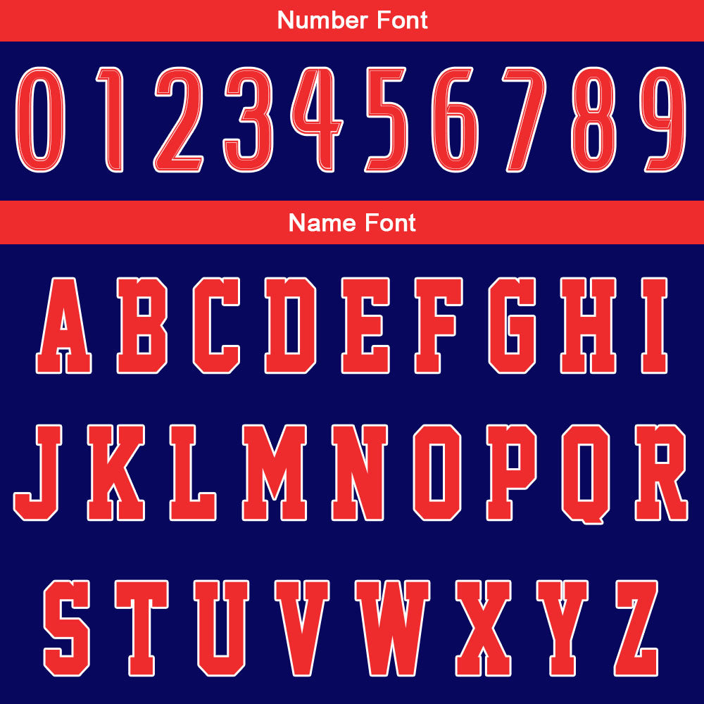 Custom Navy Red Basketball Jersey Uniform Suit Printed Your Logo Name Number
