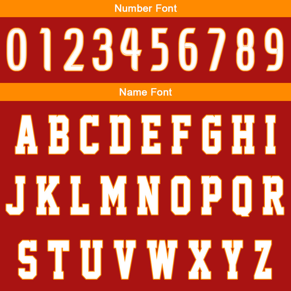 Custom Red Orange Basketball Jersey Uniform Suit Printed Your Logo Name Number