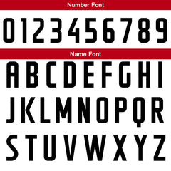 Custom White Red Basketball Jersey Uniform Suit Printed Your Logo Name Number