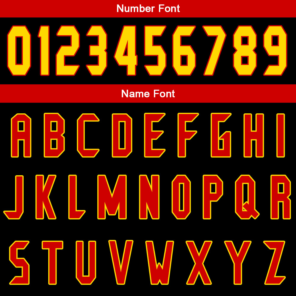Custom Black Red Yellow Basketball Jersey Uniform Suit Printed Your Logo Name Number