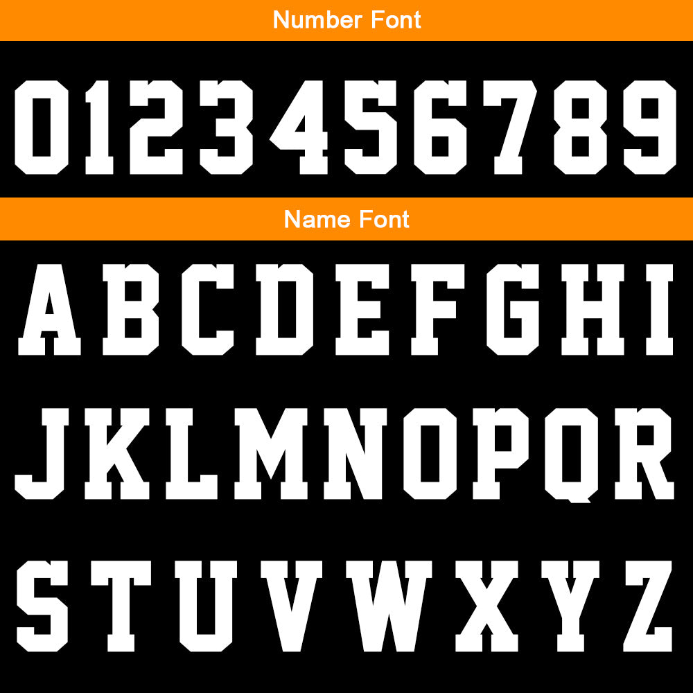 Custom Black Orange Reversible Basketball Suit for Adults and Kids Personalized Jersey