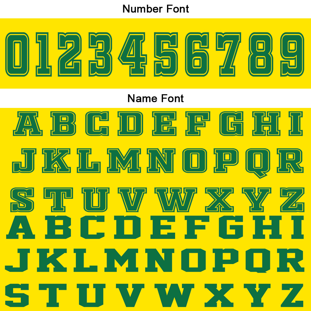 Custom Yellow Green Basketball Jersey Uniform Suit Printed Your Logo Name Number