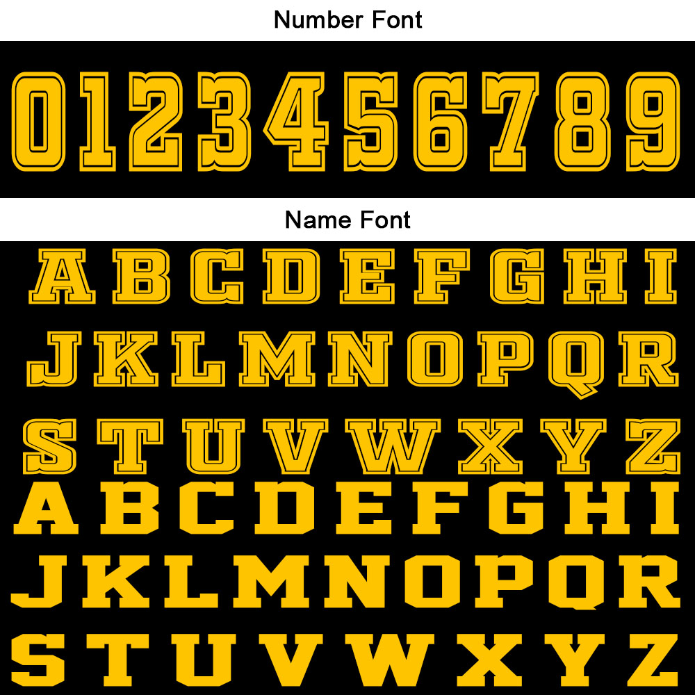 Custom Black Yellow Basketball Jersey Uniform Suit Printed Your Logo Name Number