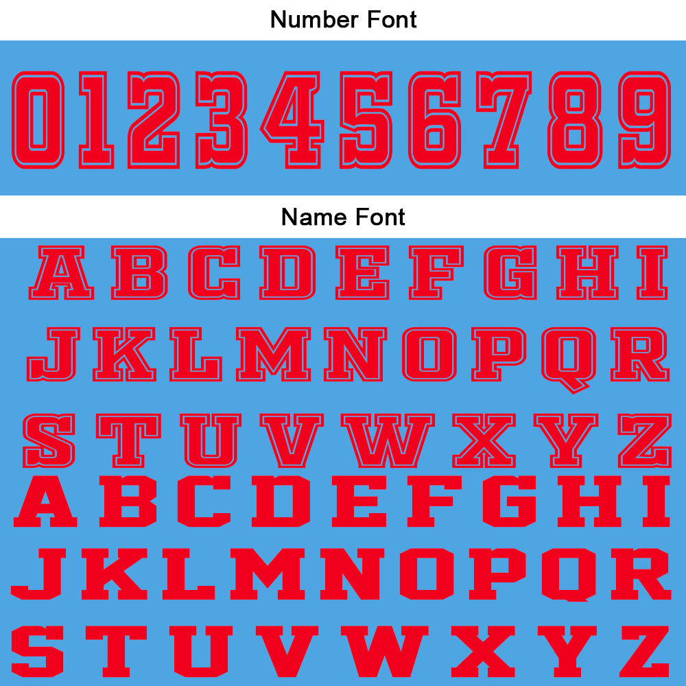 Custom Blue Red Basketball Jersey Uniform Suit Printed Your Logo Name Number