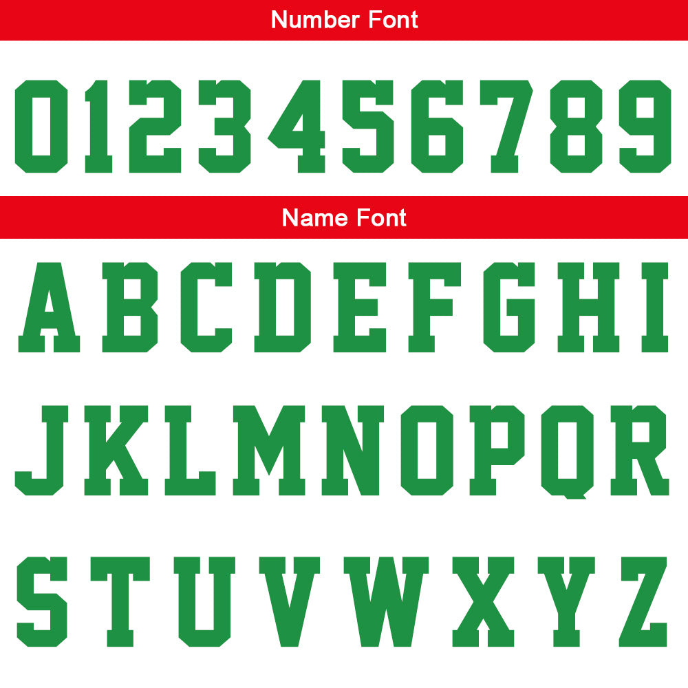 Custom Red Green Reversible Basketball Suit for Adults and Kids Personalized Jersey