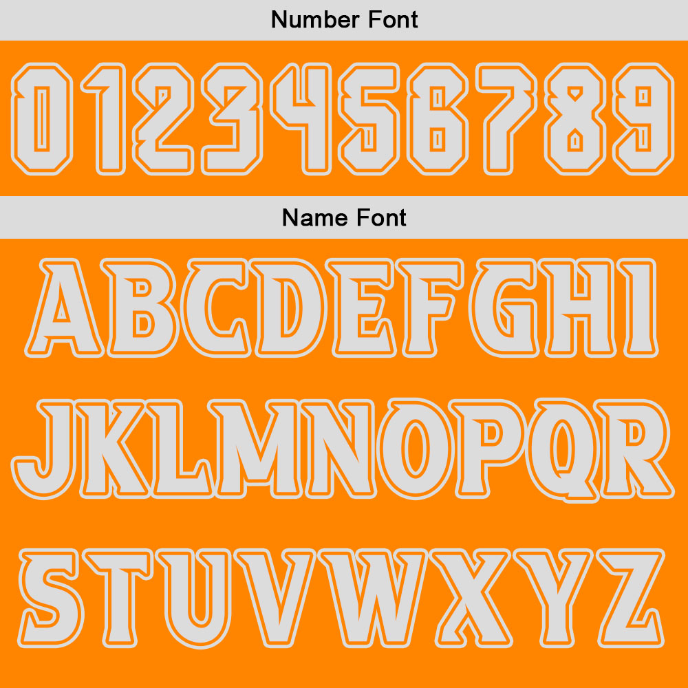 Custom Orange Grey Reversible Basketball Suit for Adults and Kids Personalized Jersey