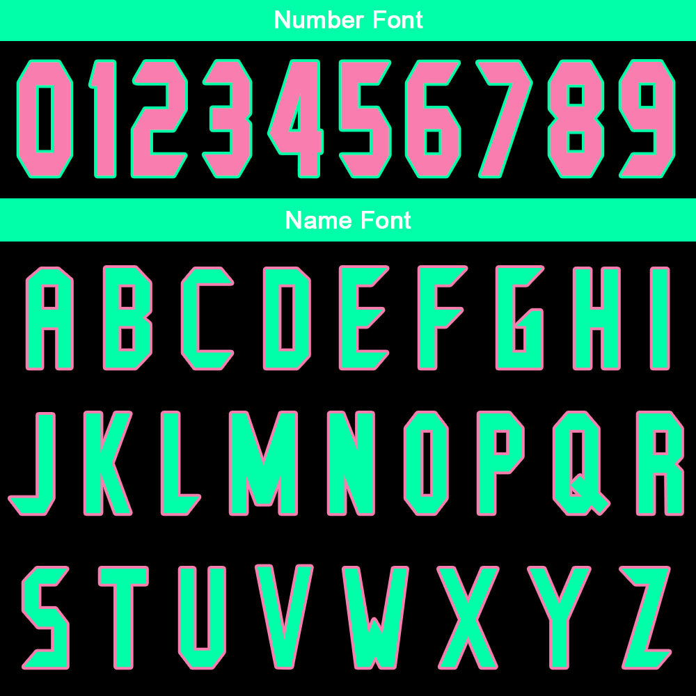 Custom Black Green Pink Basketball Jersey Uniform Suit Printed Your Logo Name Number