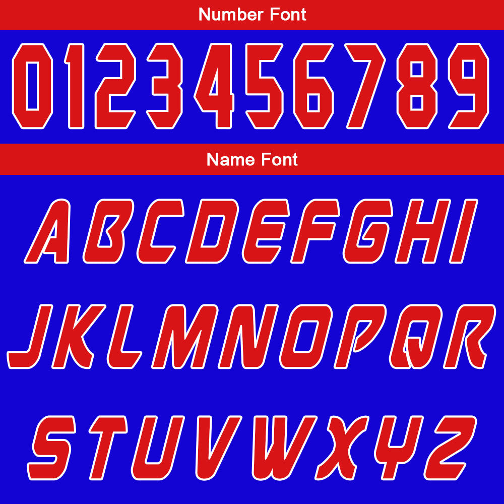 Custom Blue Red Basketball Jersey Uniform Suit Printed Your Logo Name Number