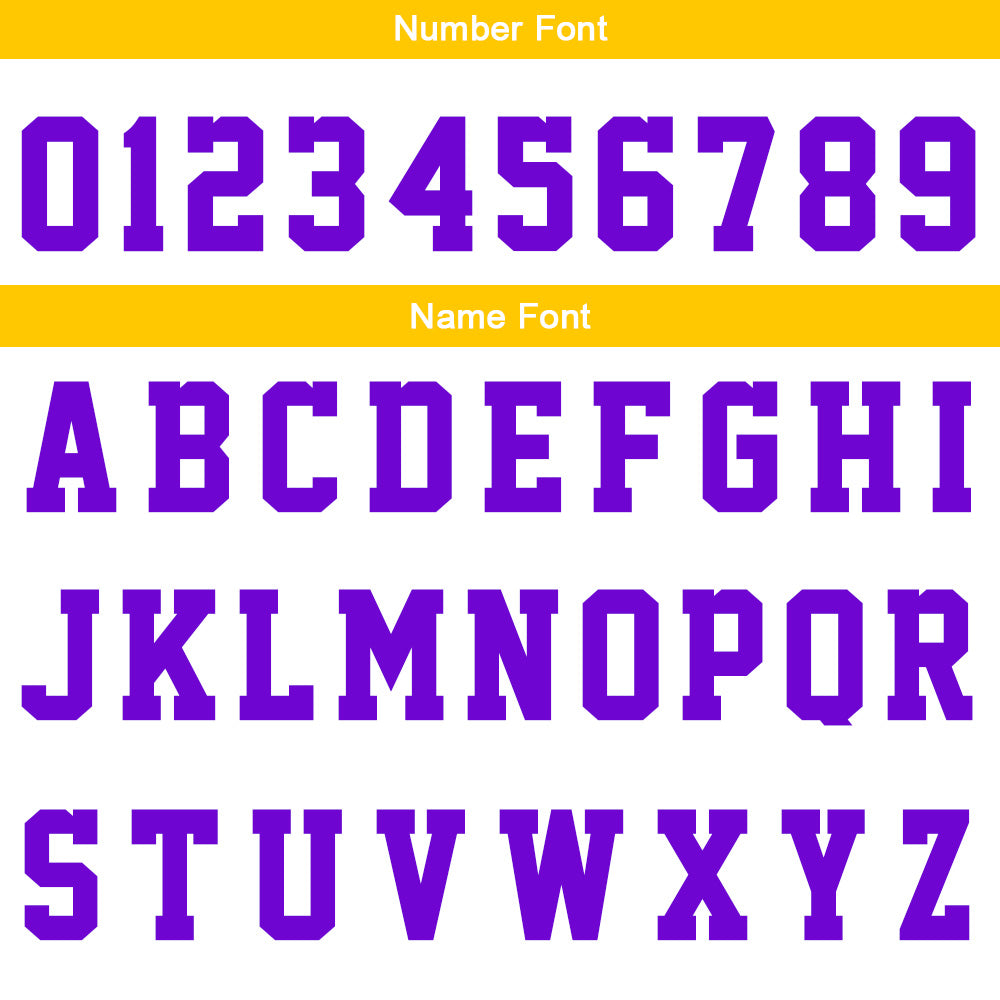 Custom Yellow Purple Reversible Basketball Suit for Adults and Kids Personalized Jersey