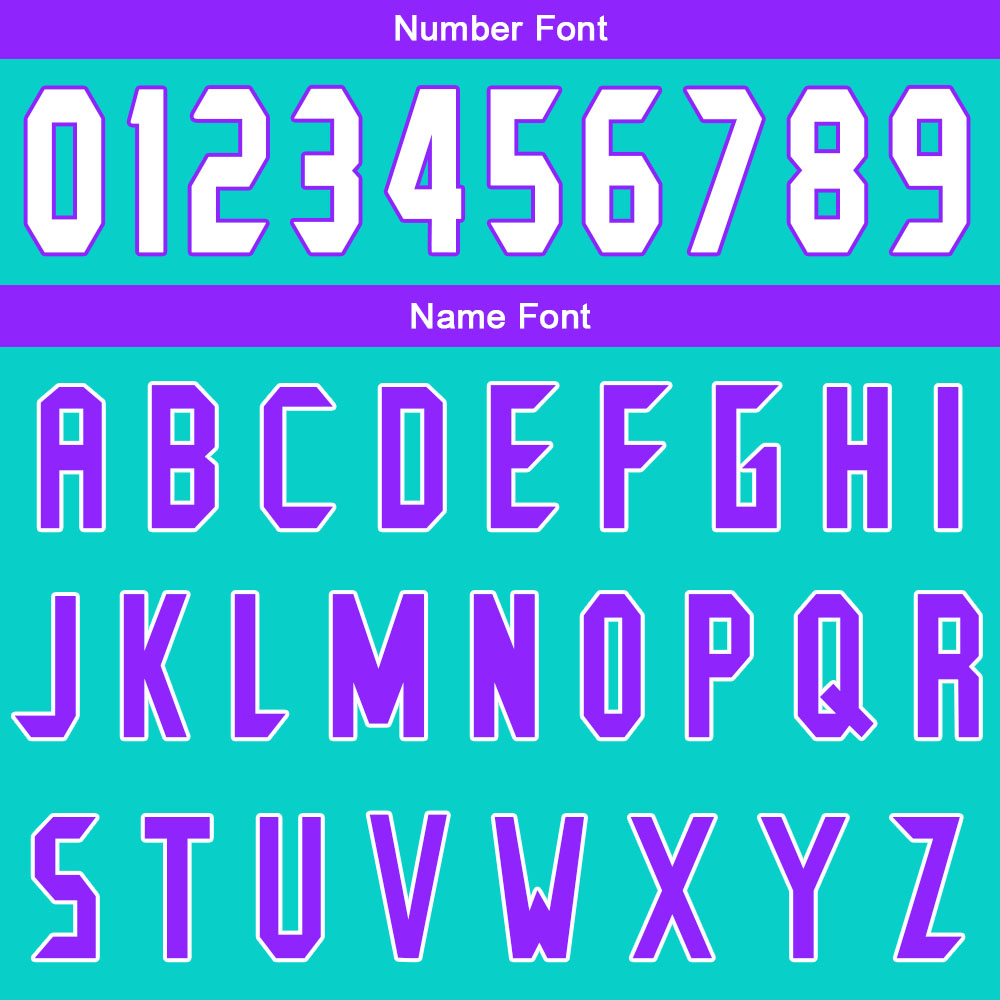 Custom Cyan Purple Basketball Jersey Uniform Suit Printed Your Logo Name Number