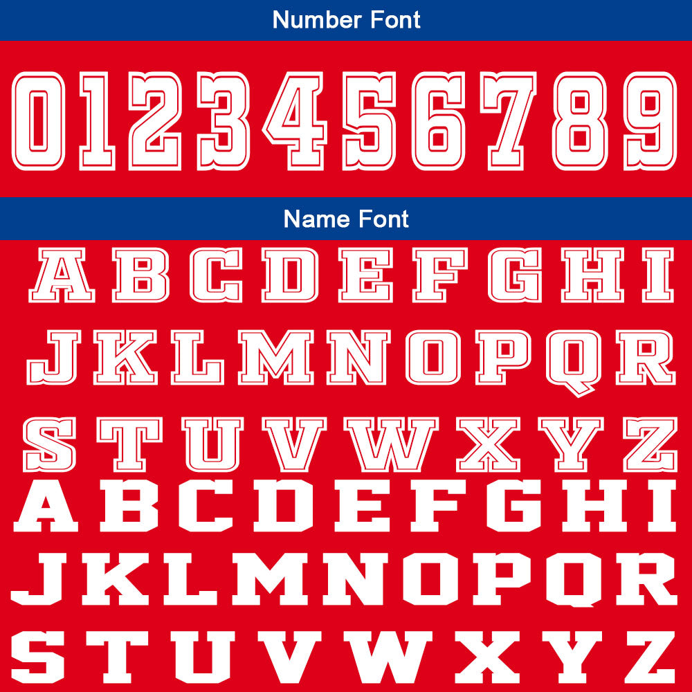 Custom Red Blue Basketball Jersey Uniform Suit Printed Your Logo Name Number