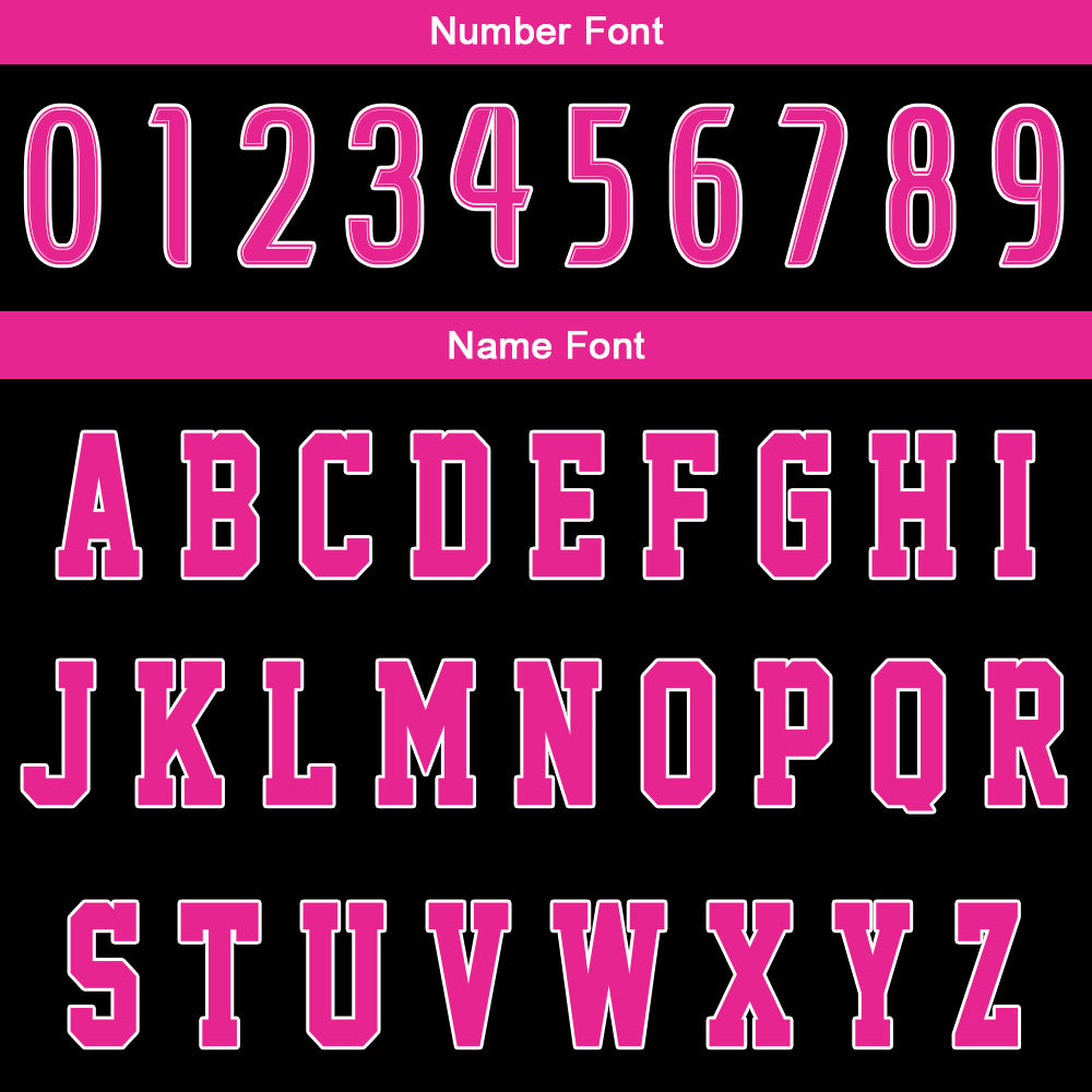 Custom Black Pink Basketball Jersey Uniform Suit Printed Your Logo Name Number