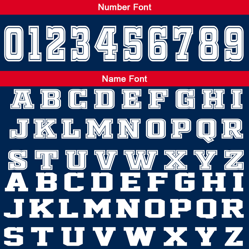 Custom Navy Red Basketball Jersey Uniform Suit Printed Your Logo Name Number