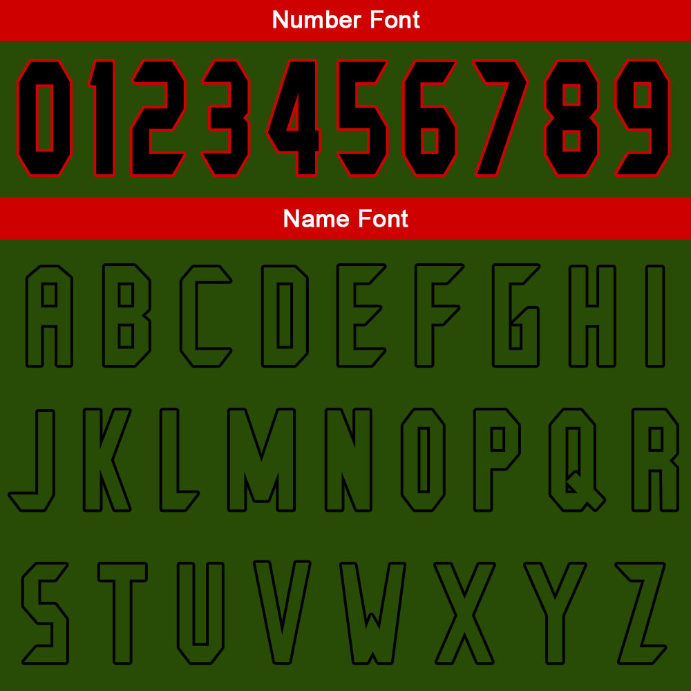 Custom Green Red Basketball Jersey Uniform Suit Printed Your Logo Name Number