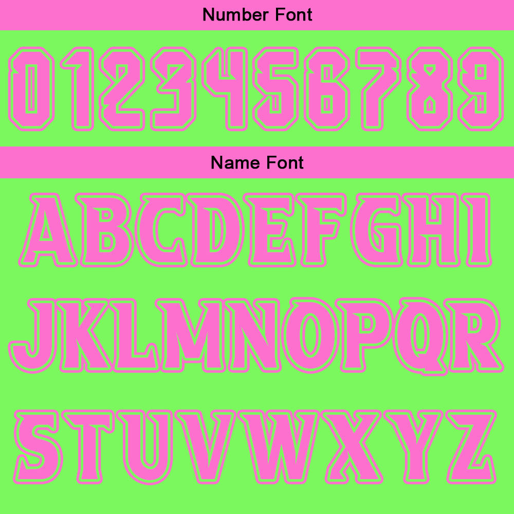 Custom Green Pink Reversible Basketball Suit for Adults and Kids Personalized Jersey